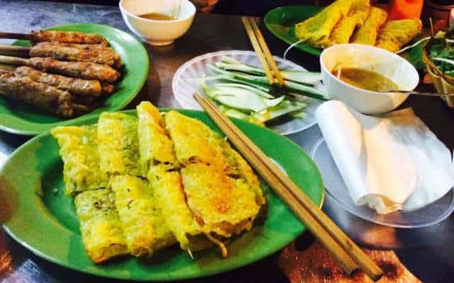 Bánh xèo và nem lụi tại Lê Lai Bánh xèo và nem lụi tại Lê Lai