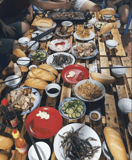Cùng nhau tổ chức tiệc ăn ngoài trời tại An Yên Homestay
