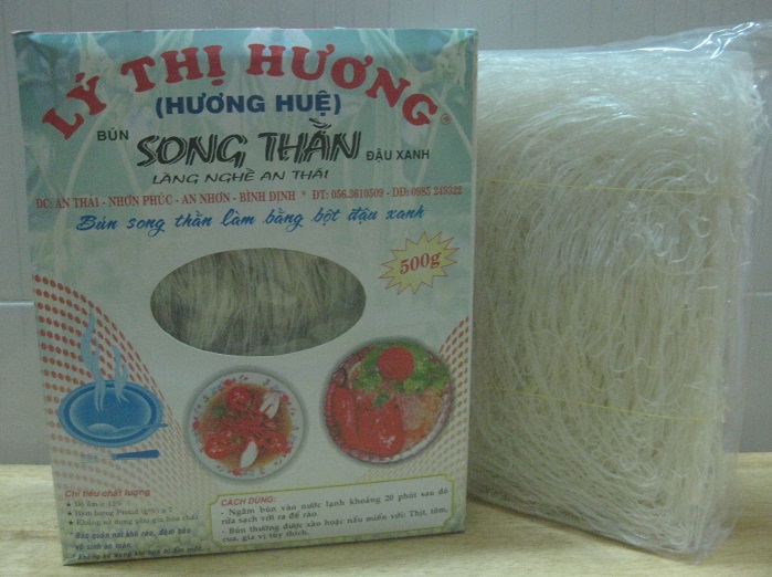Bún Song Thằn dạng hình vuông