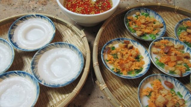 Bánh bèo thơm ngon cực rẻ ở Quy Nhơn (ảnh: ST)