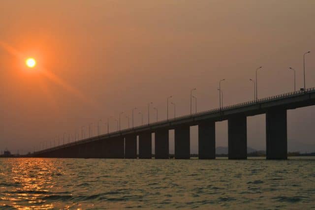hoàng hôn tại Quy Nhơn