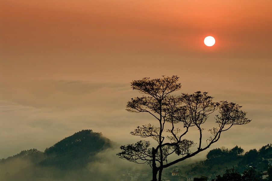 hoàng hôn Tam Đảo - khu du lịch Tam Đảo