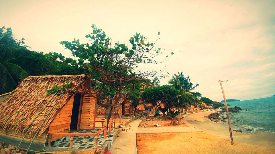 các bungalow hướng biển tại humiso Nam Du