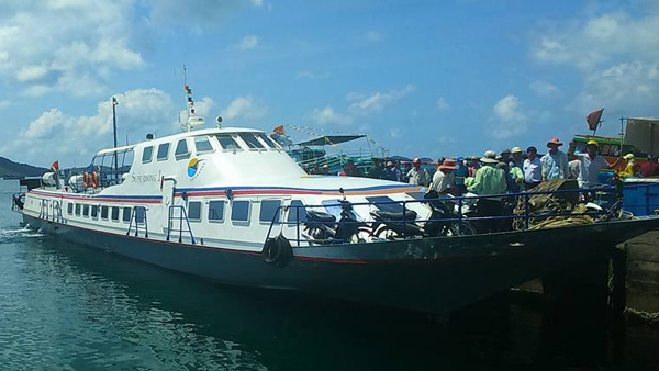 tàu cao tốc supersong hòn Sơn Nam Du
