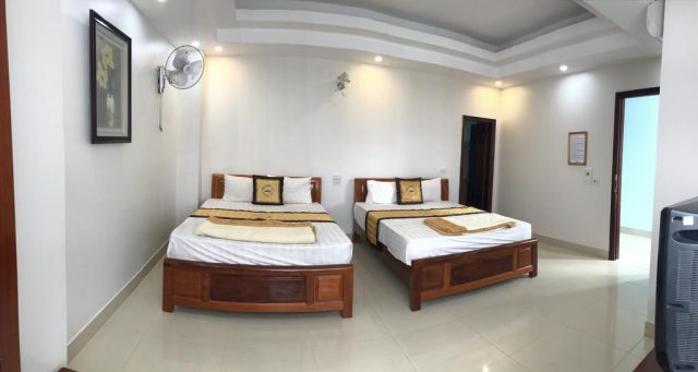 Phòng ngủ rộng rãi, thoáng mát ở Tam Đảo