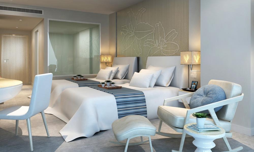 Chất lượng phòng tiện nghi hiện đại tại Diamond Bay Nha Trang (Ảnh: ST)