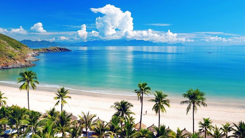 View lý tưởng ngắm vịnh biển Nha Trang tuyệt đẹp tại Diamond Bay Nha Trang (Ảnh: ST)