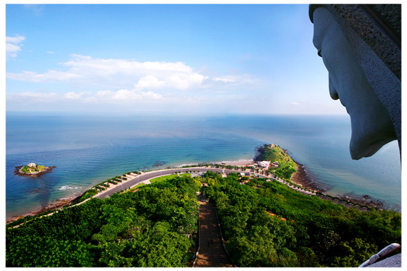Điểm đến đẹp cho view từ trên cao Mũi Nghinh Phong (Nguồn sưu tầm)