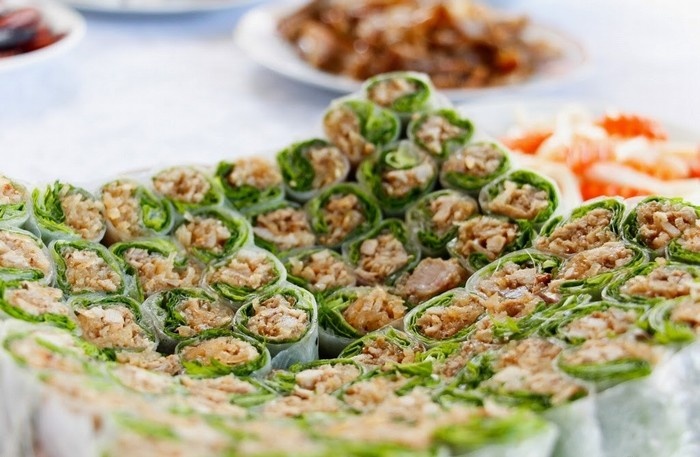 Món ăn Bì cuốn (Ảnh: ST)