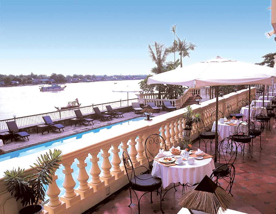 Nhà hàng khách sạn Victoria Chau Doc (Ảnh: ST)