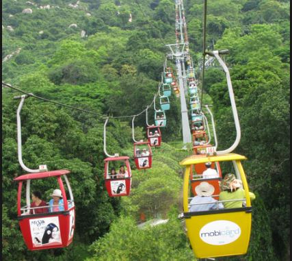 Cáp treo thay cho phải leo núi lớn ở vũng tàu Cáp treo thay cho phải leo núi lớn ở vũng tàu