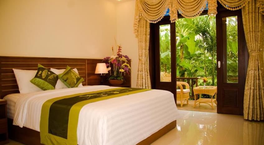 Phòng nghỉ tại Forever Green Resort (Ảnh: ST)