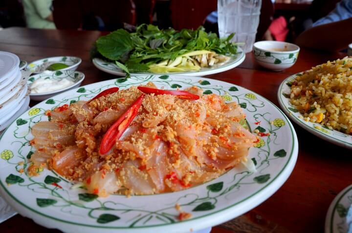 gỏi cá nhệch ninh bình