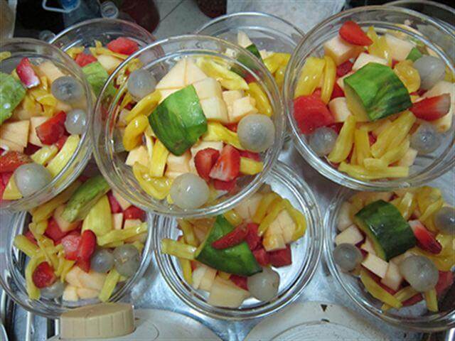 hoa quả dầm Tô Tịch