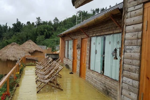 View từ phòng ngủ Sapa Clay House