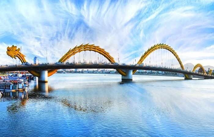 Một phần của cây cầu Rồng Đà Nẵng Một phần của cây cầu Rồng Đà Nẵng