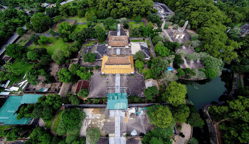 Lăng Tự Đức nhìn trên cao - địa điểm du lịch Huế Lăng Tự Đức nhìn trên cao - địa điểm du lịch Huế