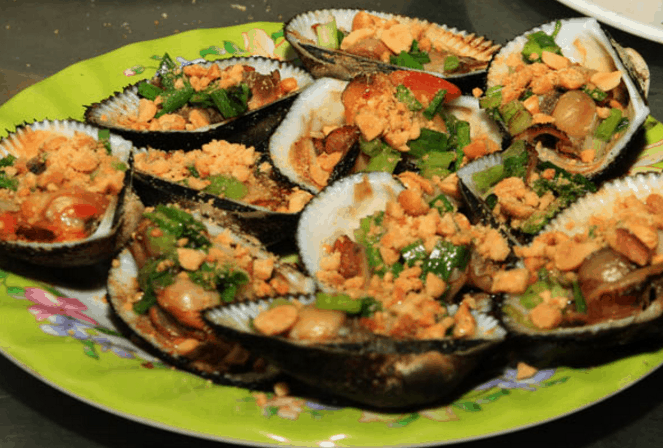 Sò điệp mỡ hành