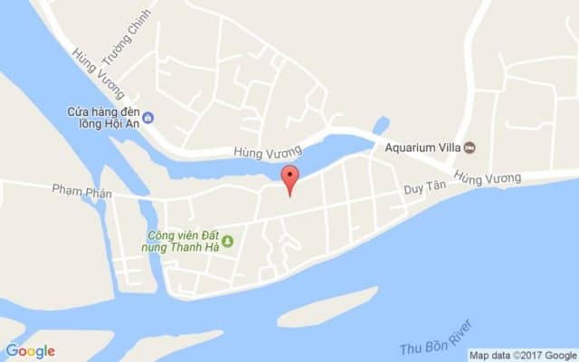 Bản đồ đường đi vị trí làng Gốm Thanh Hà (Ảnh ST)