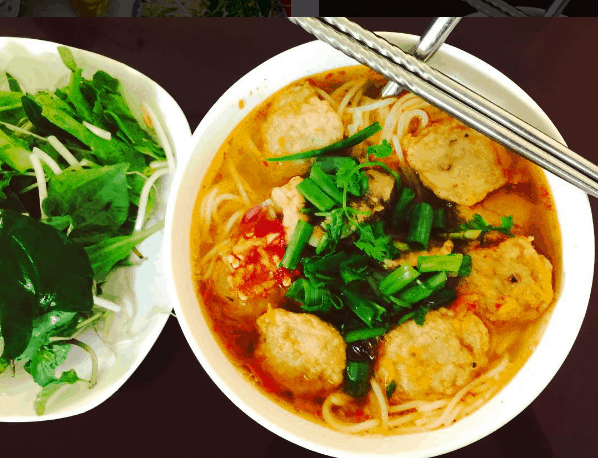 Bún chả cả Đà Nẵng 