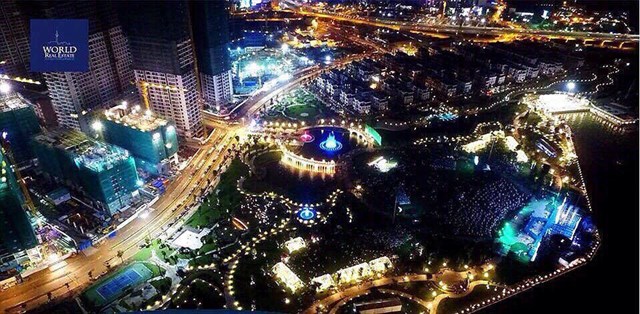 Hình ảnh Vinhomes Central Park đẹp bí ẩn về đêm