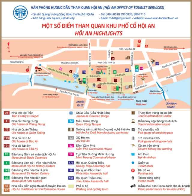 Bản đồ du lịch hội an
