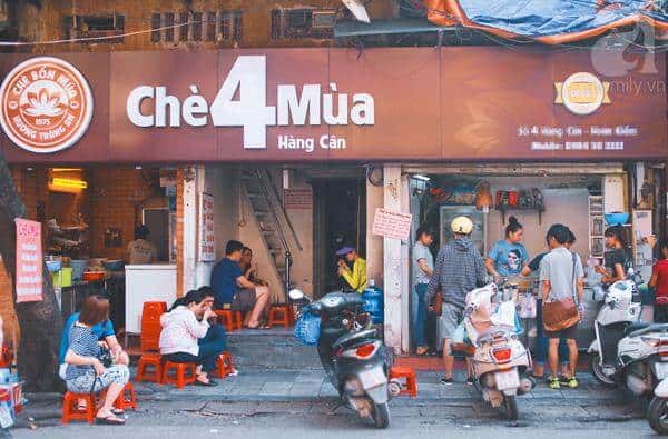Chè 4 mùa nổi tiếng phố Hàng Cân