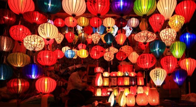Phố đèn lồng hội an rực rỡ sắc màu