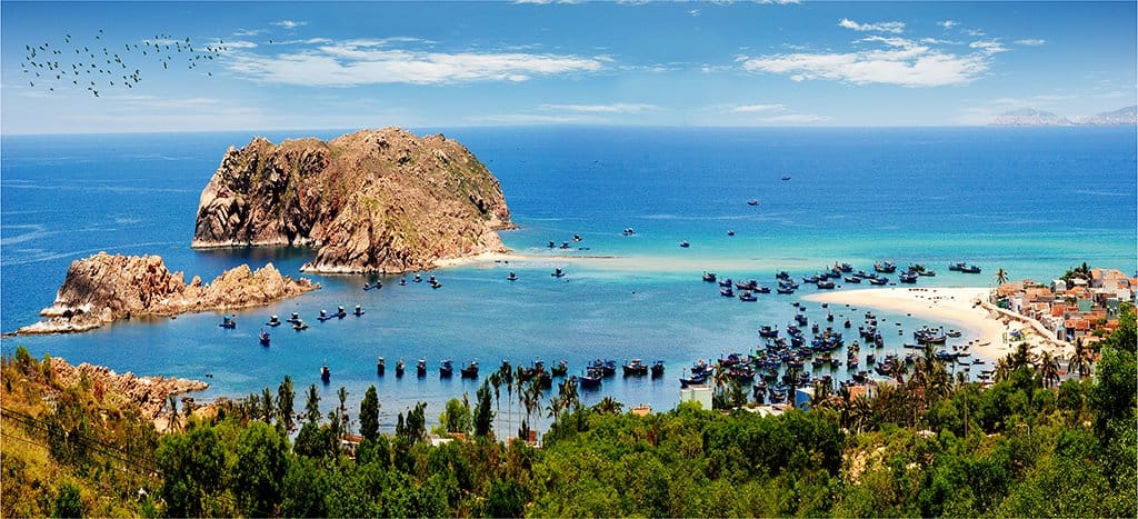 Hòn Khô vốn là một hòn đảo nhỏ xinh đẹp (Ảnh sưu tầm)