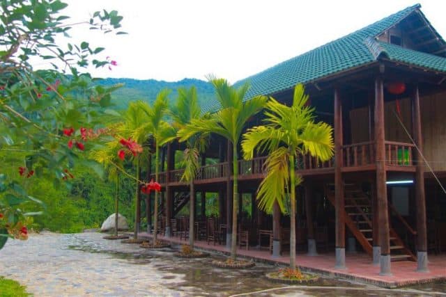 Khu chòi nghỉ trưa ở Hòa Phú Thành 