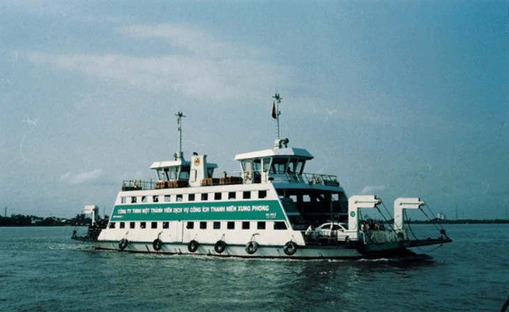 Phà Bình Phước (ảnh sưu tầm) thị trấn cần thạnh