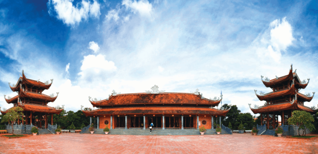 Ngôi thiền viện mới được khánh thành từ năm 2014 Ngôi thiền viện mới được khánh thành từ năm 2014