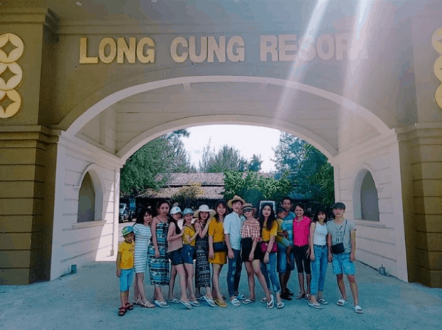 Cổng của Long Cung Resort (sưu tầm) khu du lịch ở vũng tàu