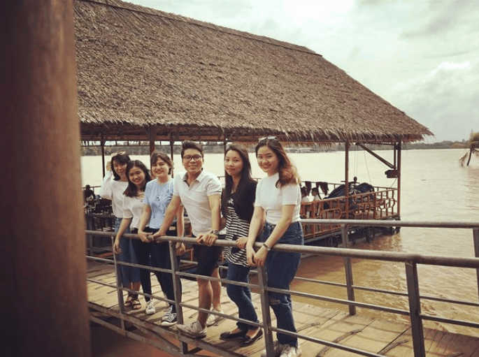 Khung cảnh đậm chất miền Tây sông nước (sưu tầm) khu du lịch làng bè bến tre