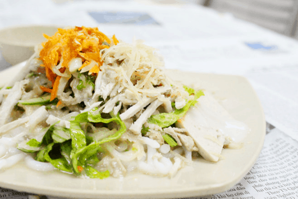 Những sợi bánh tằm được làm hoàn toàn bằng tay (sưu tầm) bánh tằm bì ngon ở sài gòn