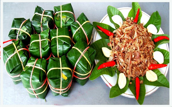 Hình ảnh một vài chiếc Nem Chợ Huyện. (Ảnh ST)
