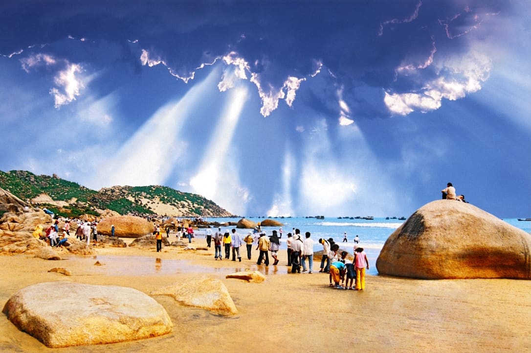 Bãi biển Quy Nhơn - Bình Định. (Ảnh ST)