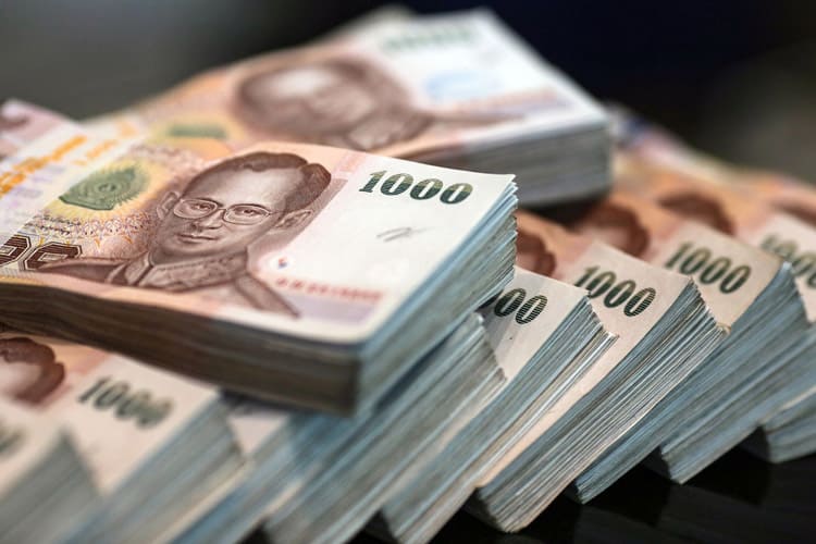 Tiền Baht Thai (ẢNH ST)