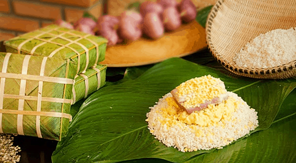 Bánh chưng ngày tết miền Bắc