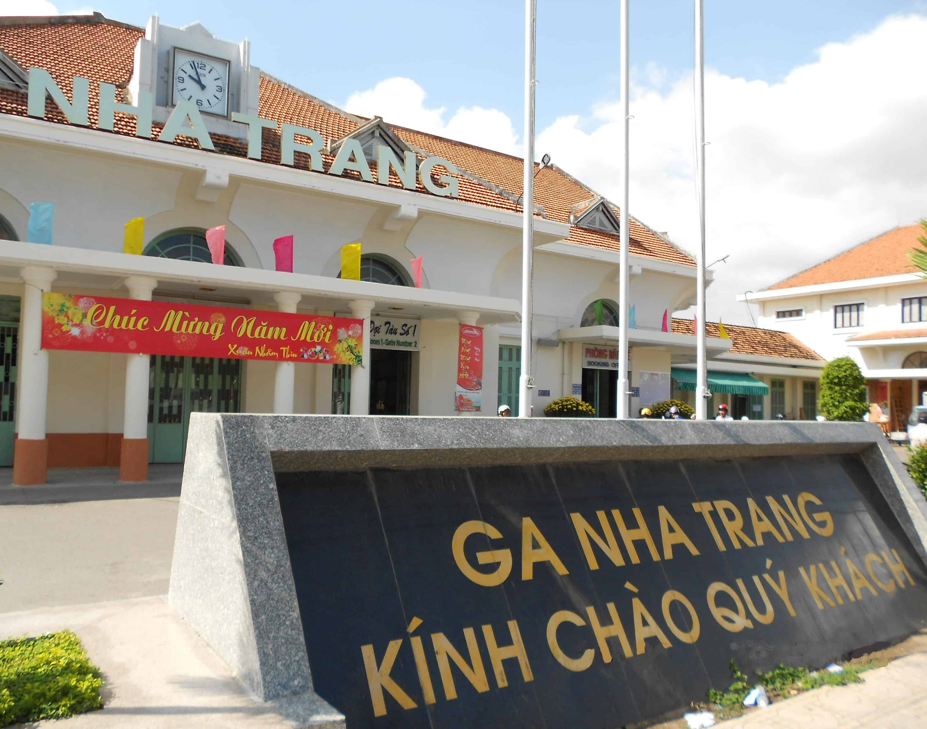 Nhà ga nằm ở ngay trung tâm thành phố Nha Trang (ẢNH ST)