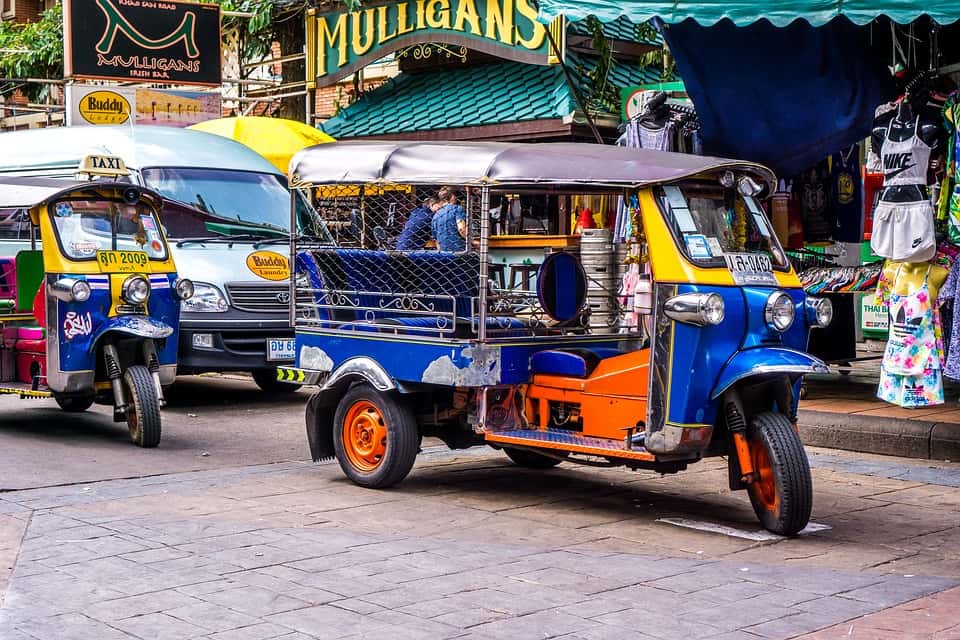 Mức giá cho một chuyến đi bằng tuk tuk khá rẻ