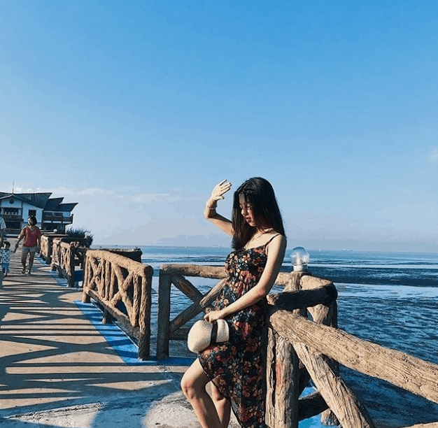 Khung cảnh yên bình (sưu tầm) bãi biển gần sài gòn