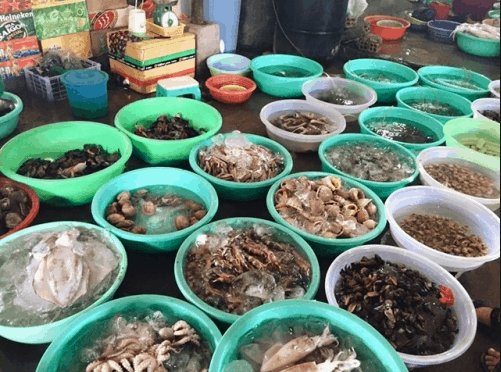 Hải sản tươi ngon ở Mũi Né