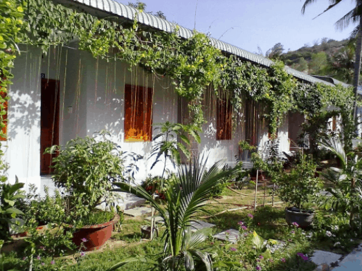 Không khí trong lành quanh phòng nghỉ