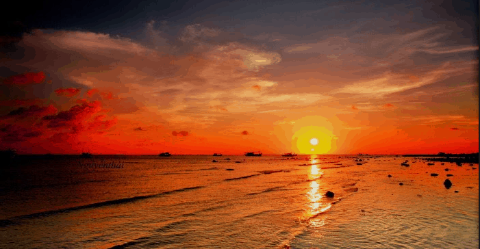 Cảnh hoàng hôn không thể bỏ qua ở Phú Quý