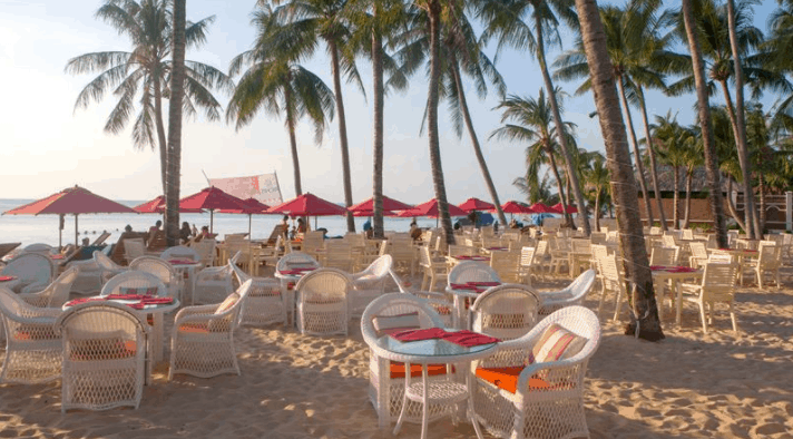 bai bien rieng tai khu resort Richis Beach