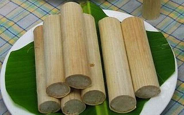 Cơm lam là một món đặc sản không thể thiếu của núi rừng Tây nguyên (Ảnh ST)