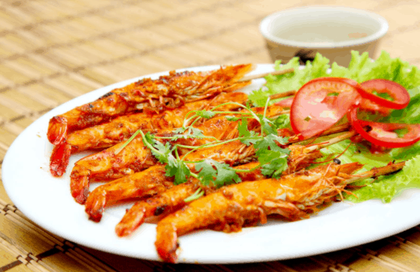 Tôm sú nướng Tôm sú nướng