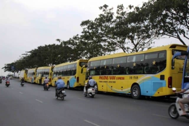 Xe khách Phương Nam tại bến xe Nha Trang đi Sài Gòn(Ảnh ST)