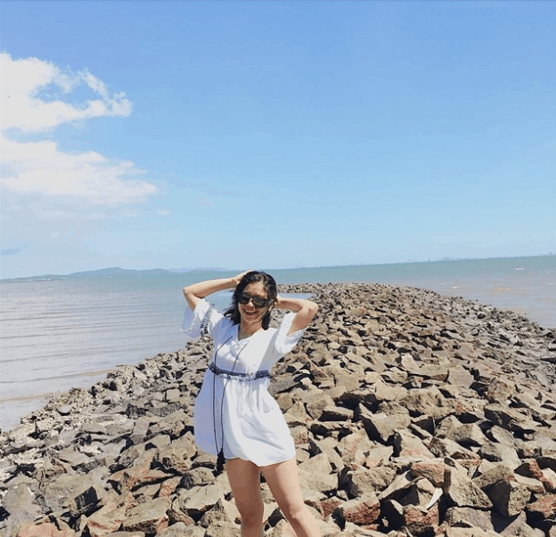 Con đường đá giữa biển (sưu tầm) địa điểm du lịch cần giờ